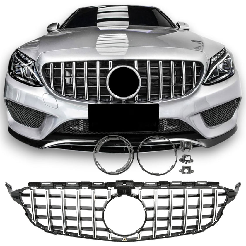 Mercedes-Benz C-Klasse Limousine, T-Modell, Coupé & Cabrio W205 S205 C205 A205 | Panamericana GT Grill