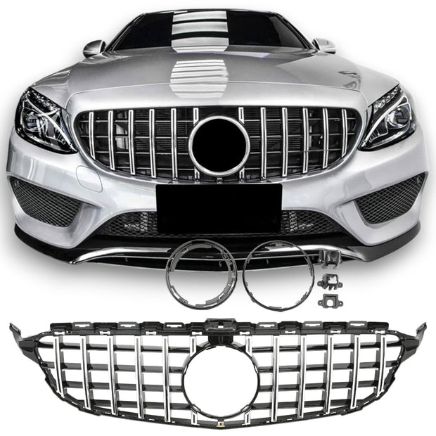 Mercedes-Benz C-Klasse Limousine, T-Modell, Coupé & Cabrio W205 S205 C205 A205 | Panamericana GT Grill
