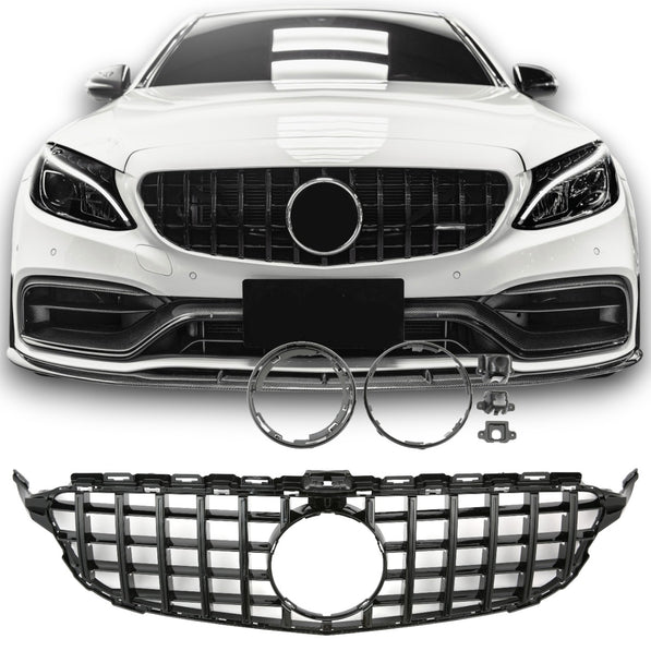 Mercedes-Benz C-Klasse Limousine, T-Modell, Coupé & Cabrio W205 S205 C205 A205 | Panamericana GT Grill