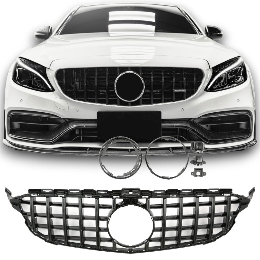 Mercedes-Benz C-Klasse Limousine, T-Modell, Coupé & Cabrio W205 S205 C205 A205 | Panamericana GT Grill