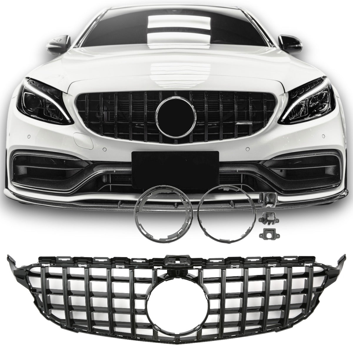 Mercedes-Benz C-Klasse Limousine, T-Modell, Coupé & Cabrio W205 S205 C205 A205 | Panamericana GT Grill
