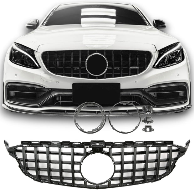 Mercedes-Benz C-Klasse Limousine, T-Modell, Coupé & Cabrio W205 S205 C205 A205 | Panamericana GT Grill