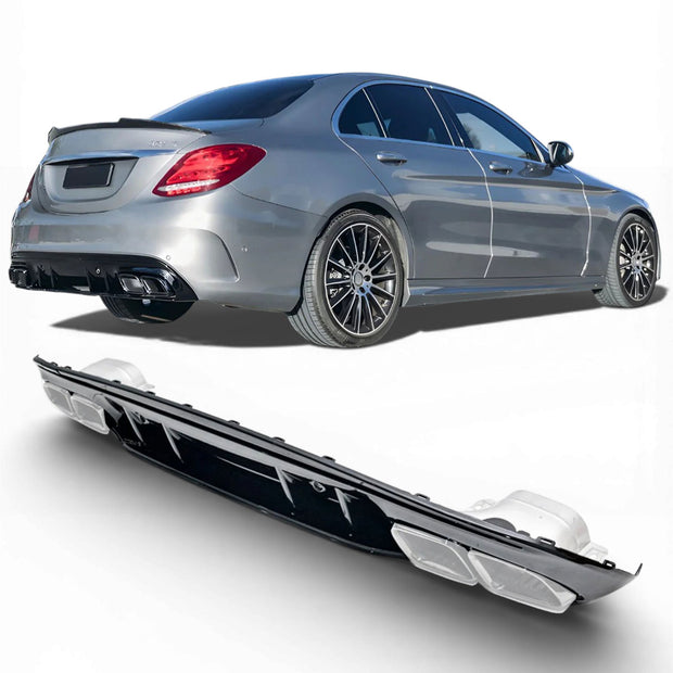 Mercedes-Benz C-Klasse Limousine, T-Modell, Coupé & Cabrio W205 S205 C205 A205 | Diffusor + Blenden
