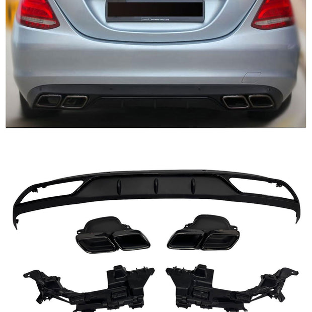 Mercedes-Benz C-Klasse Limousine, T-Modell, Coupé & Cabrio W205 S205 C205 A205 | Diffusor + Blenden