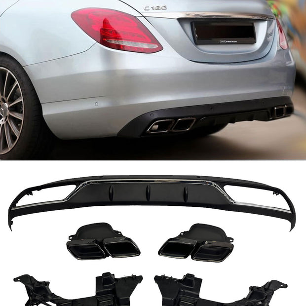 Mercedes-Benz C-Klasse Limousine, T-Modell, Coupé & Cabrio W205 S205 C205 A205 | Diffusor + Blenden