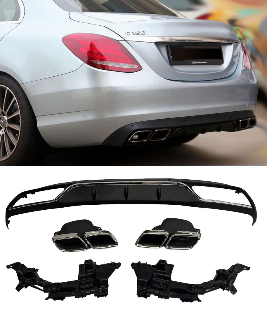 Mercedes-Benz C-Klasse Limousine, T-Modell, Coupé & Cabrio W205 S205 C205 A205 | Diffusor + Blenden