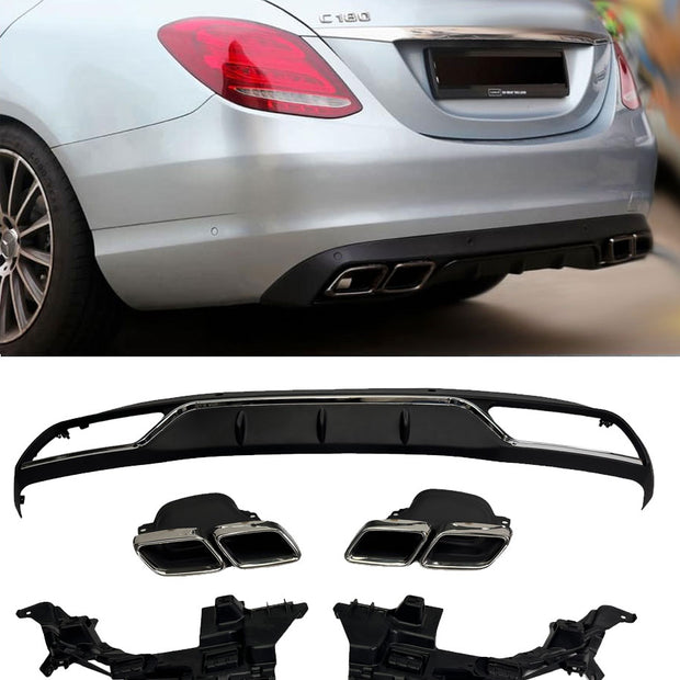 Mercedes-Benz C-Klasse Limousine, T-Modell, Coupé & Cabrio W205 S205 C205 A205 | Diffusor + Blenden