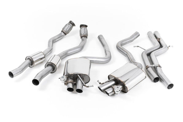 Milltek | Audi RS5 B8 | Sportabgasanlage – Audi RS5 B8 Coupe - Non-Resonated (Louder) Cat-Back Exhaust System - Uses OE Trims
