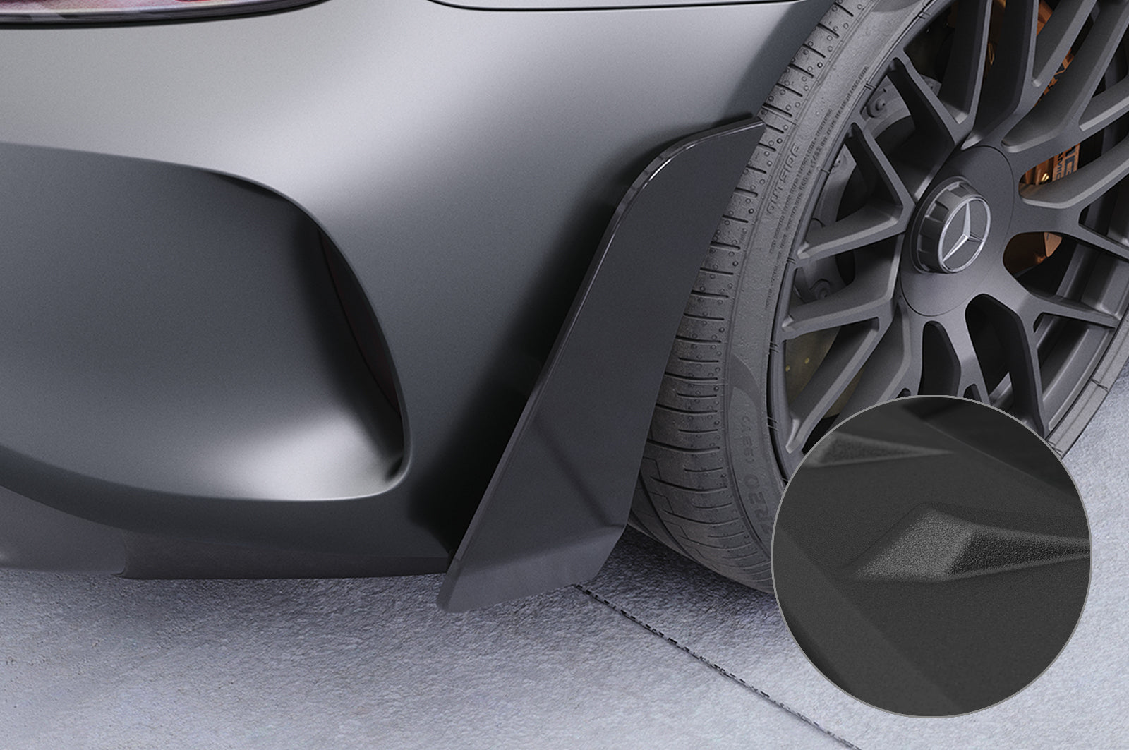 Mercedes-Benz AMG GT GT C / GT R 190 | Side Blades / Side Spats BL003