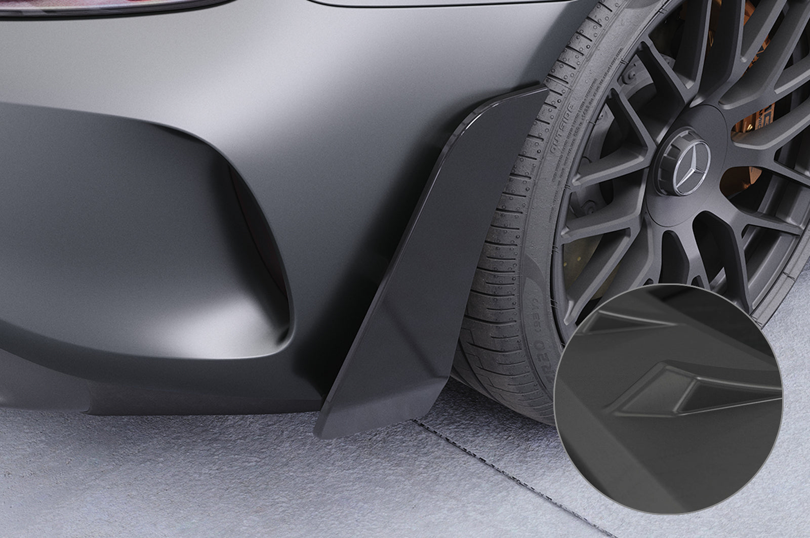 Mercedes-Benz AMG GT GT C / GT R 190 | Side Blades / Side Spats BL003