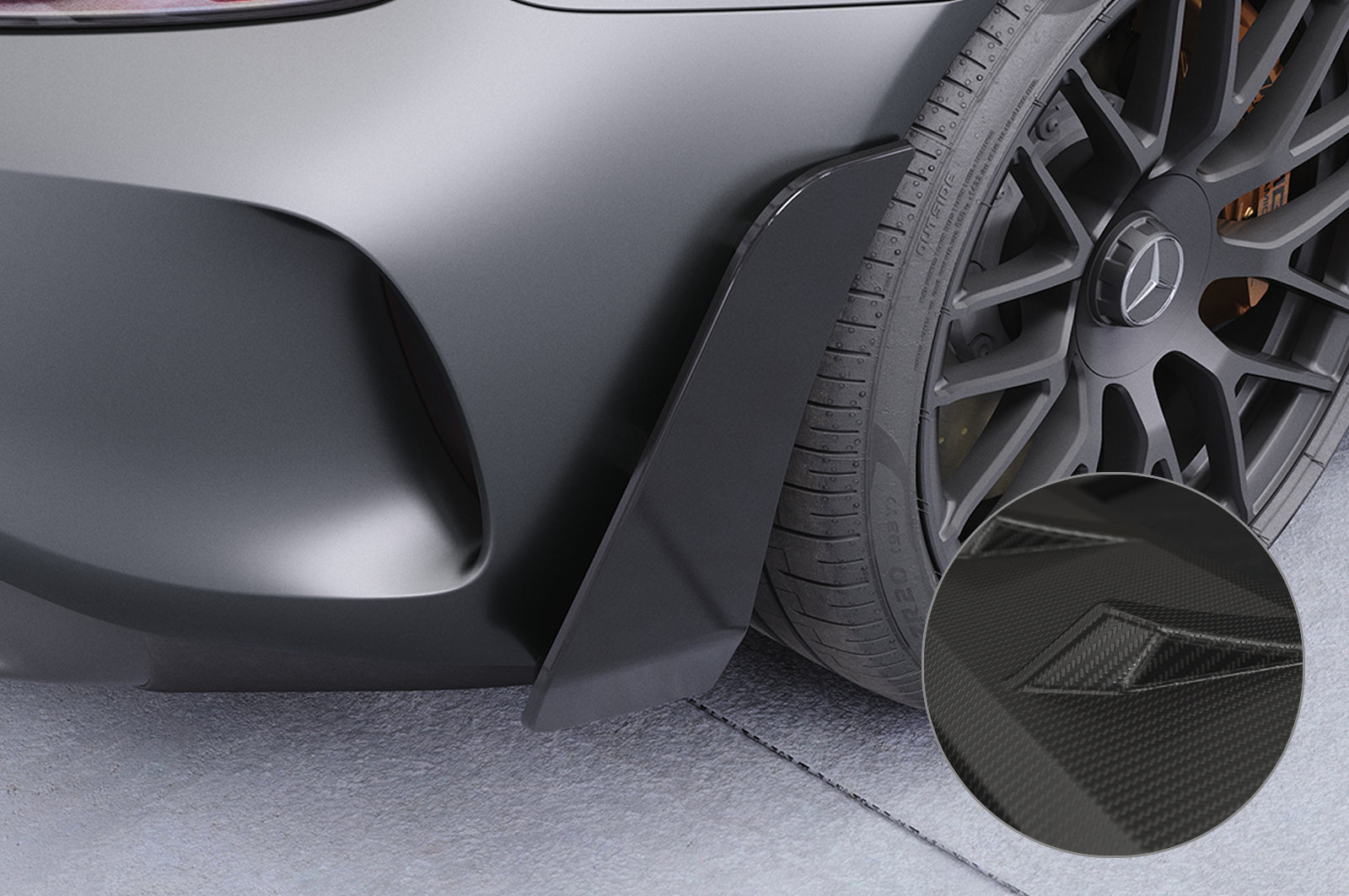 Mercedes-Benz AMG GT GT C / GT R 190 | Side Blades / Side Spats BL003