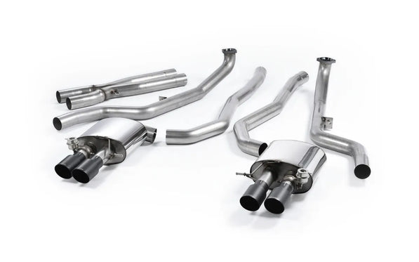 Milltek | BMW M5 F10 | Sportabgasanlage – BMW M5 F10 - Cat-Back Exhaust System with Cerakote Black Trims