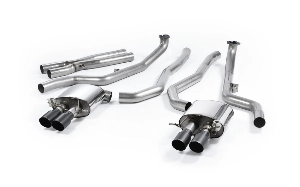 Milltek | BMW M5 F10 | Sportabgasanlage – BMW M5 F10 - Cat-Back Exhaust System with Cerakote Black Trims