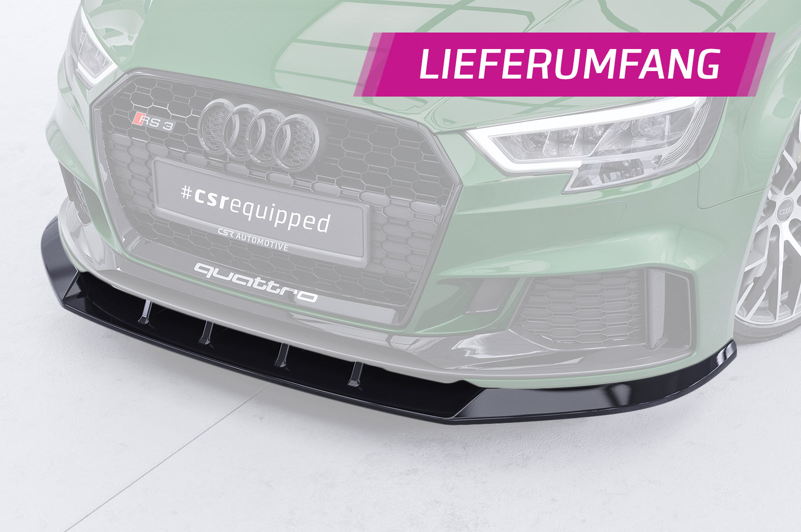 Audi RS3 Limousine | 8V | Frontlippe von CSR-Automotive