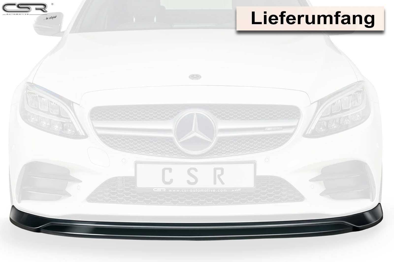 Mercedes-Benz C-Klasse Limousine | Frontlippe von CSR-Automotive