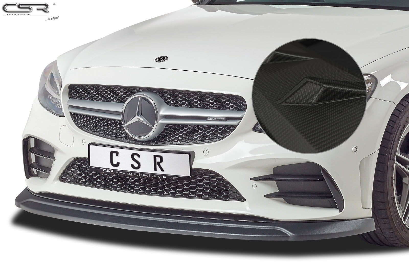 Mercedes-Benz C-Klasse Limousine | Frontlippe von CSR-Automotive
