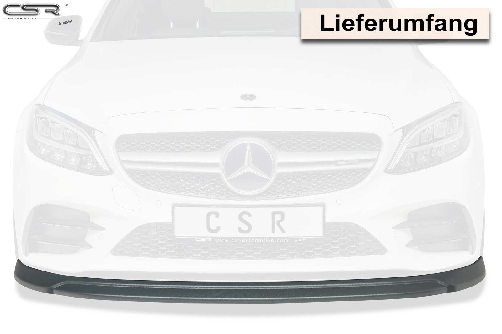 Mercedes-Benz C-Klasse Limousine | Frontlippe von CSR-Automotive