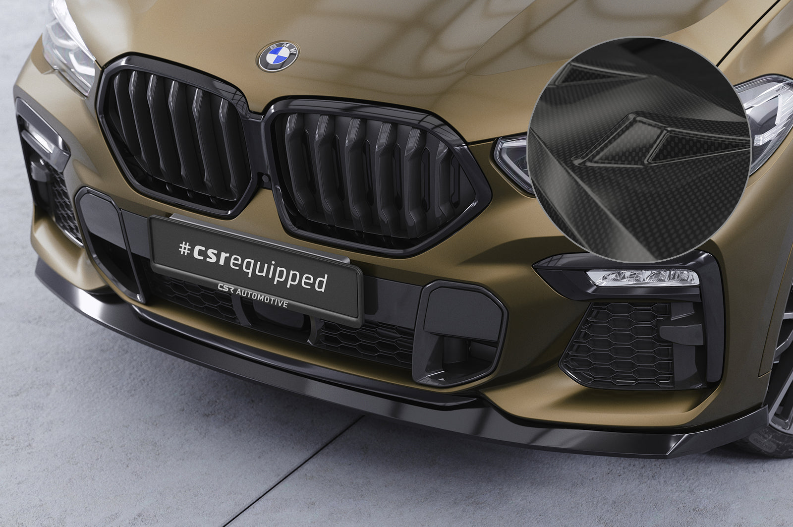 BMW X6 M-Paket / M50i G06 | Frontlippe CSL589