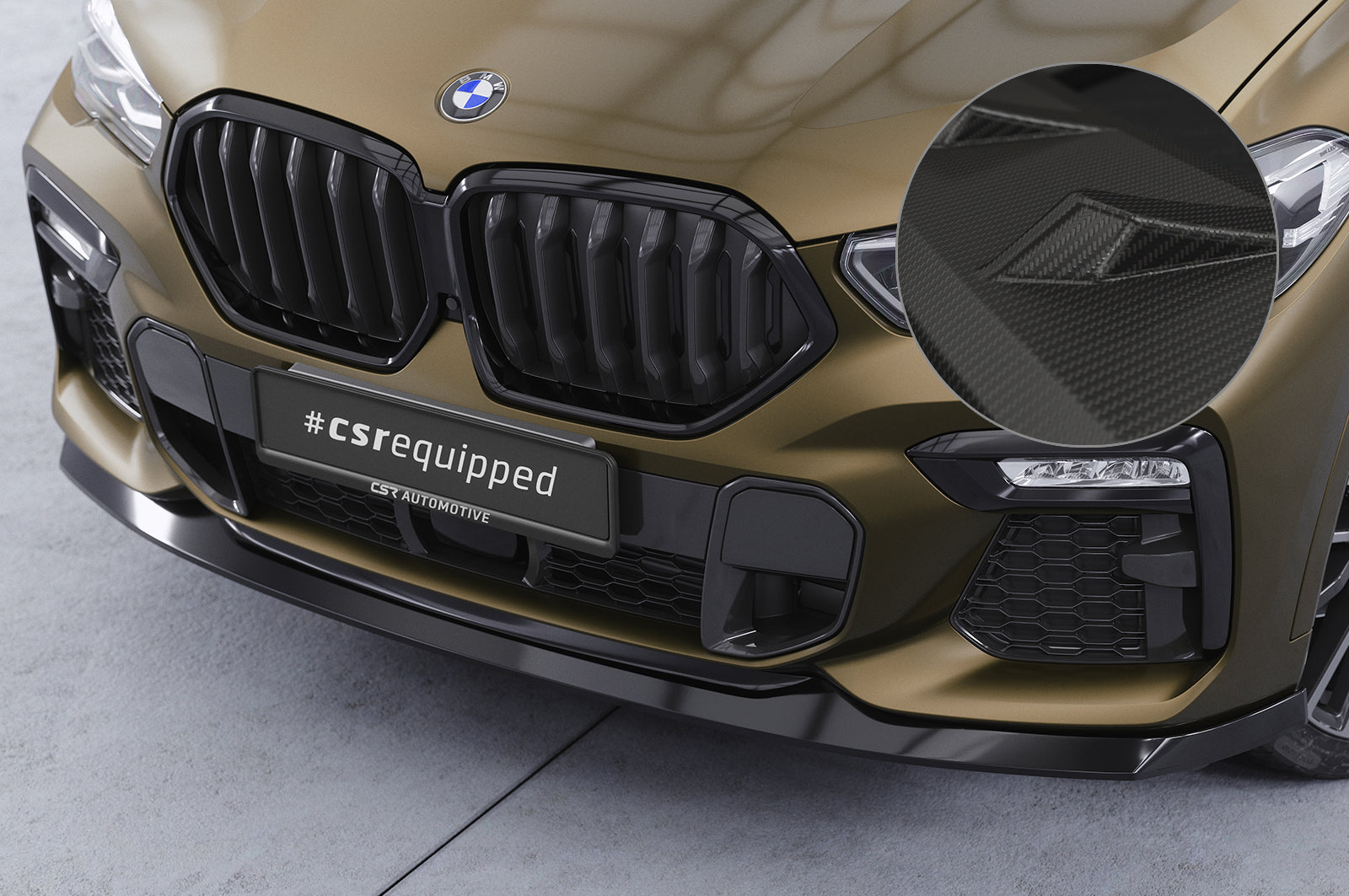 BMW X6 M-Paket / M50i G06 | Frontlippe CSL589