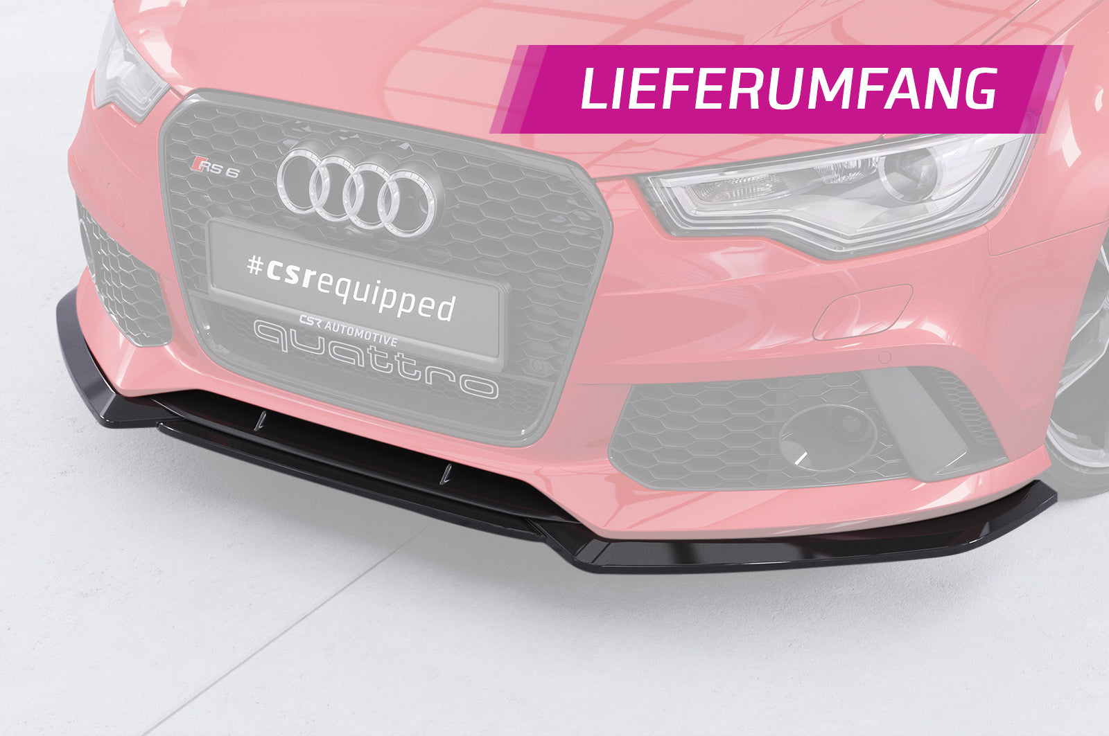 Audi RS6 Limousine | C7 | Frontlippe von CSR-Automotive