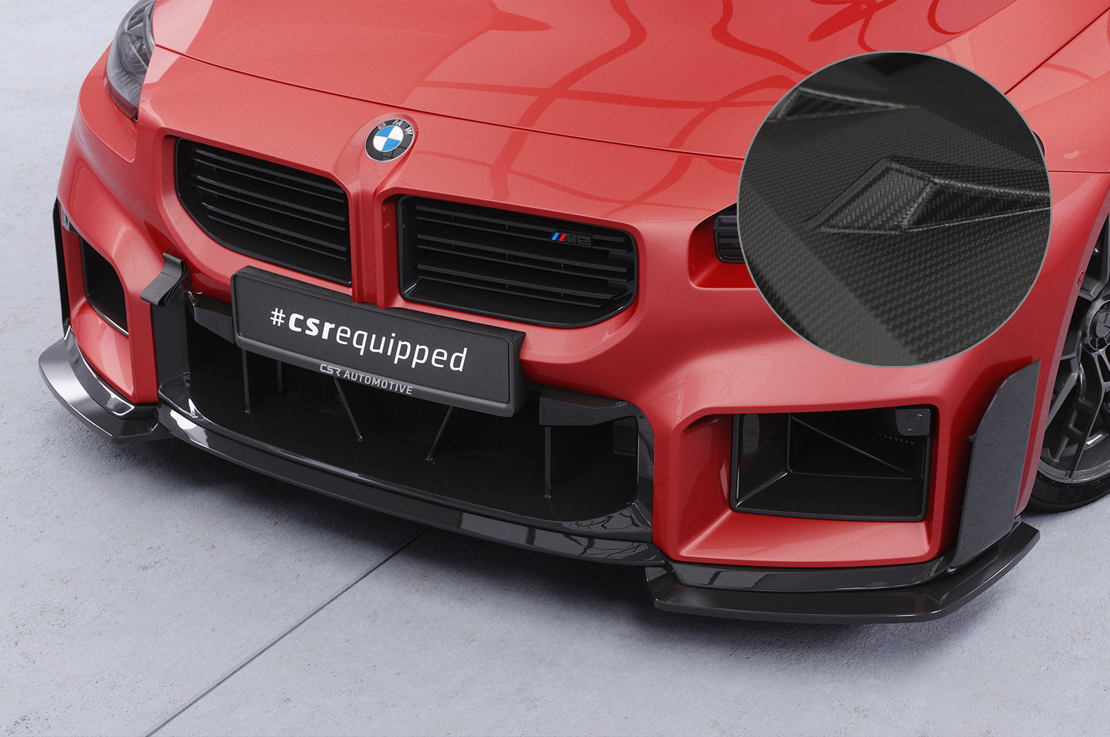 BMW M2 Coupe | G87 | Frontspoiler – Carbon Look (matt)
