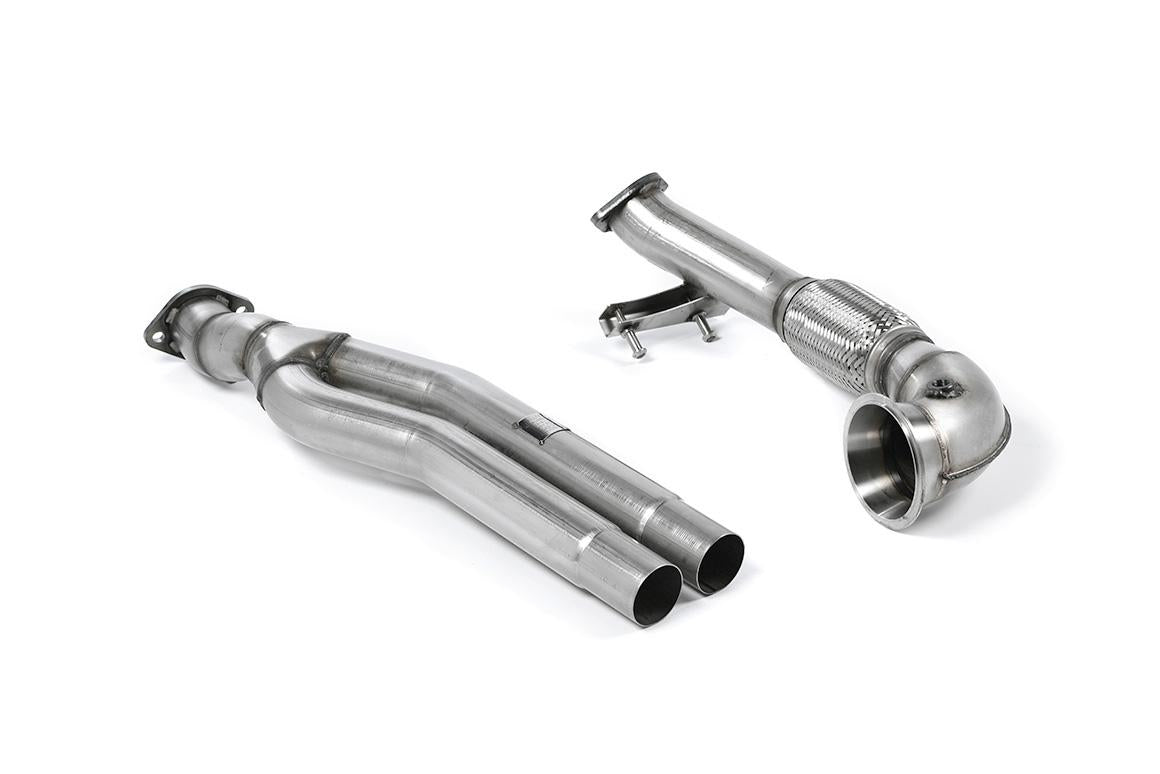 Milltek | Audi RS3 8V Vor-Facelift | Sportabgasanlage – Downpipe (Primary Catalyst Delete + Turbo Elbow) - Audi RS3 8V Pre Facelift