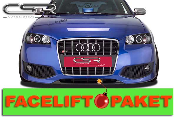 Audi A3 8L | Facelift Front Tuning Spoiler Set FL001