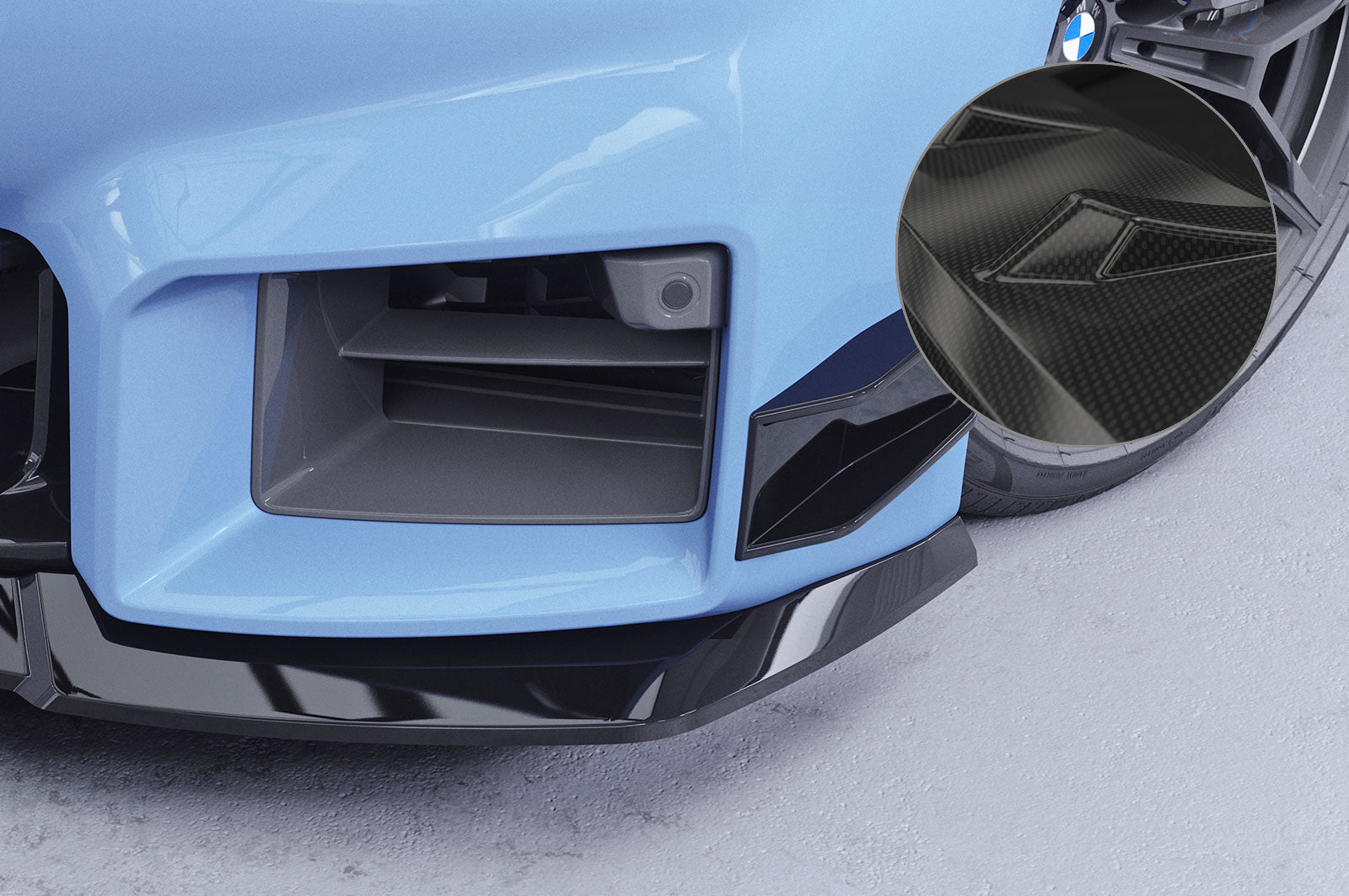 BMW M2 Coupe | G87 | Performance Flaps – Carbon Look (hochglanz)