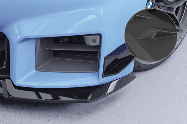 BMW M2 Coupe | G87 | Performance Flaps – Lackierfreundlich (schwarz matt)