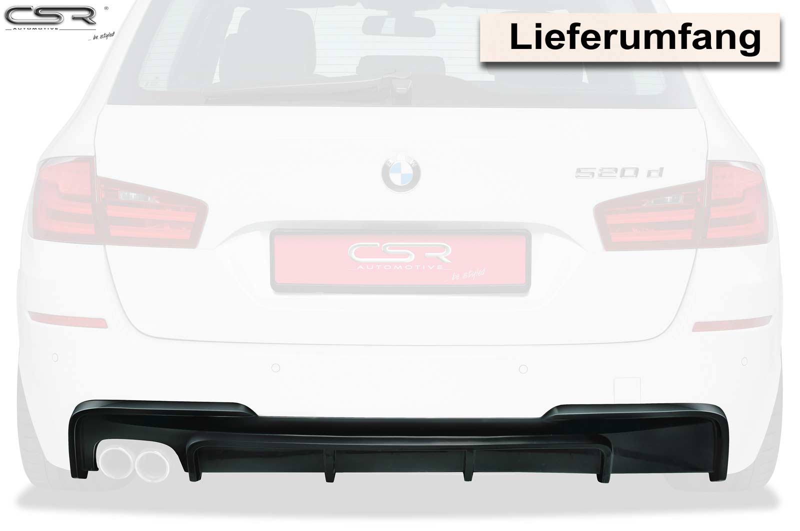 BMW 5er / M-Paket F10, F11 | Heckansatz HA180