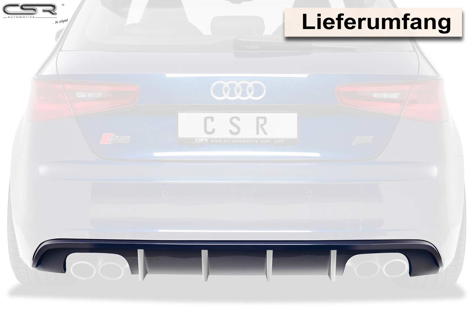 Audi A3 Sportback/3-Türer S-Line/S3 8V | Heckansatz HA199