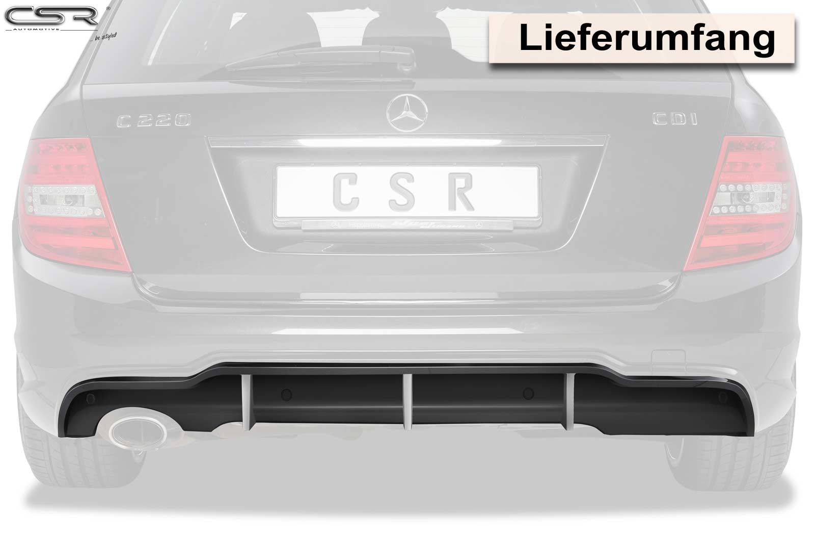 Mercedes-Benz C-Klasse AMG-Line 204 | Heckansatz HA202