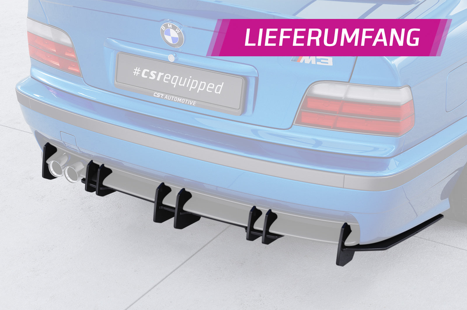 BMW 3er M-Paket E36 | Heckansatz HA438-B