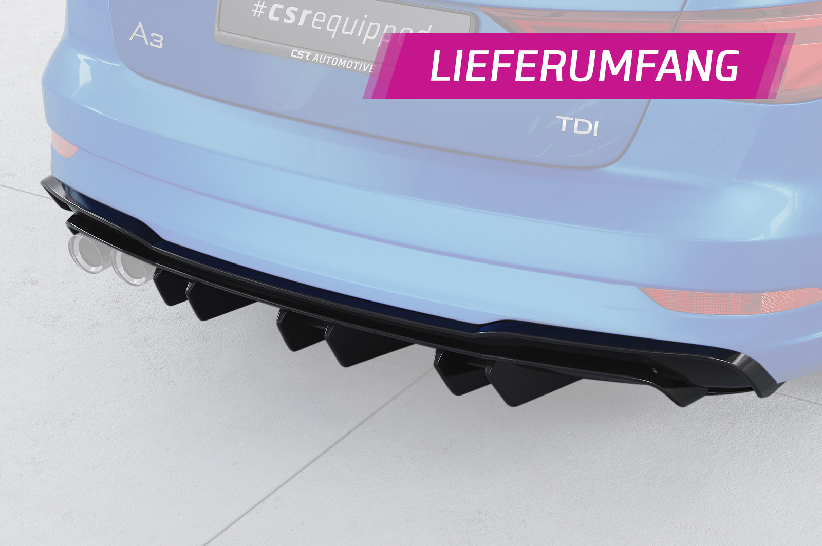 Audi A3 Cabrio | 8V | Diffusor von CSR-Automotive
