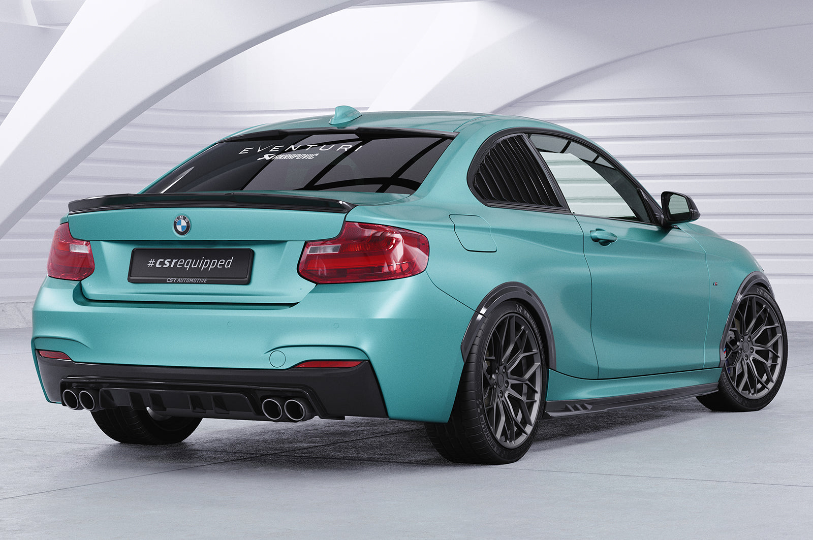 BMW 2er / Coupe F22, F87 | Seitenscheibenblenden SSB003