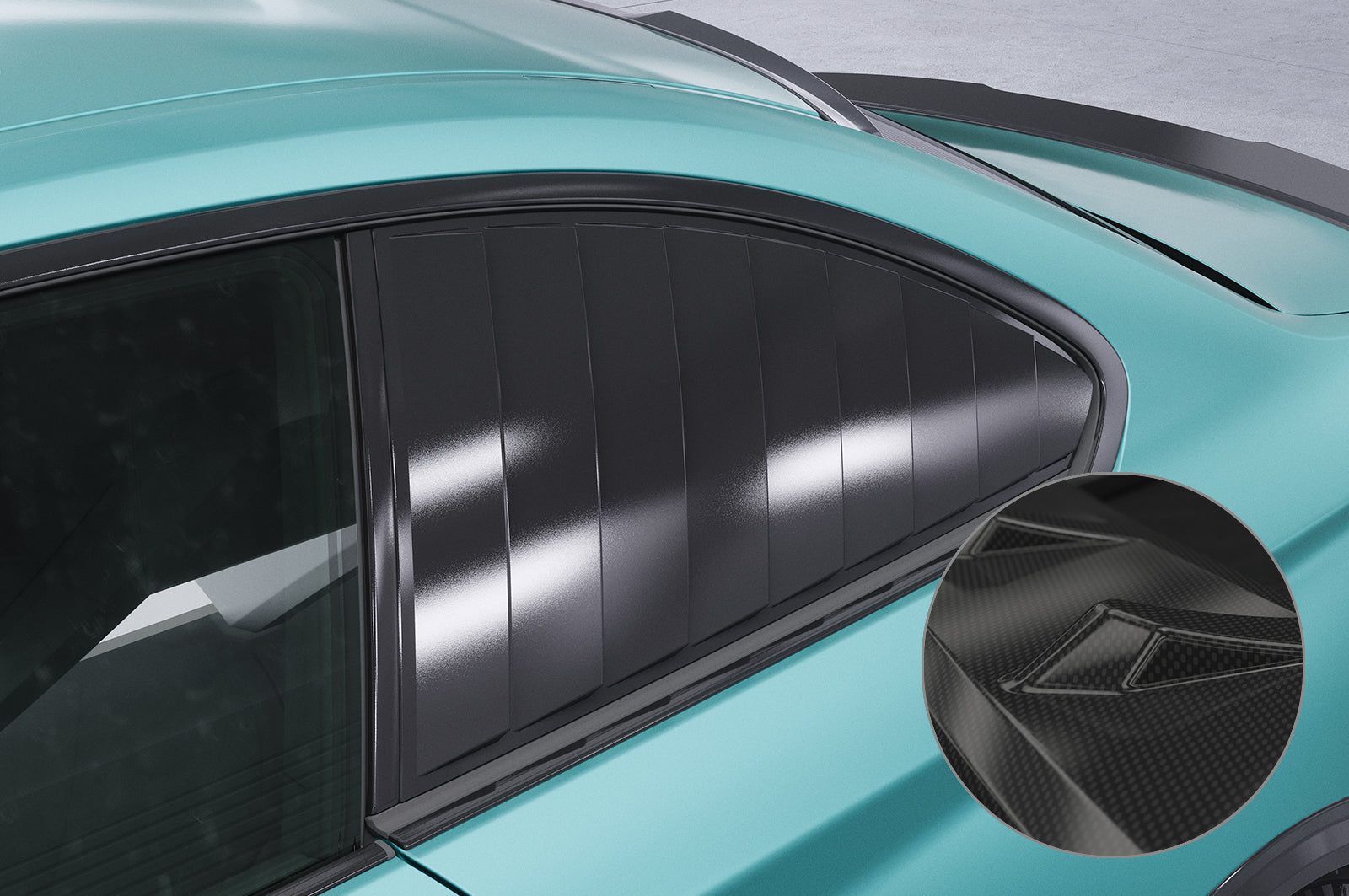 BMW 2er / Coupe F22, F87 | Seitenscheibenblenden SSB003
