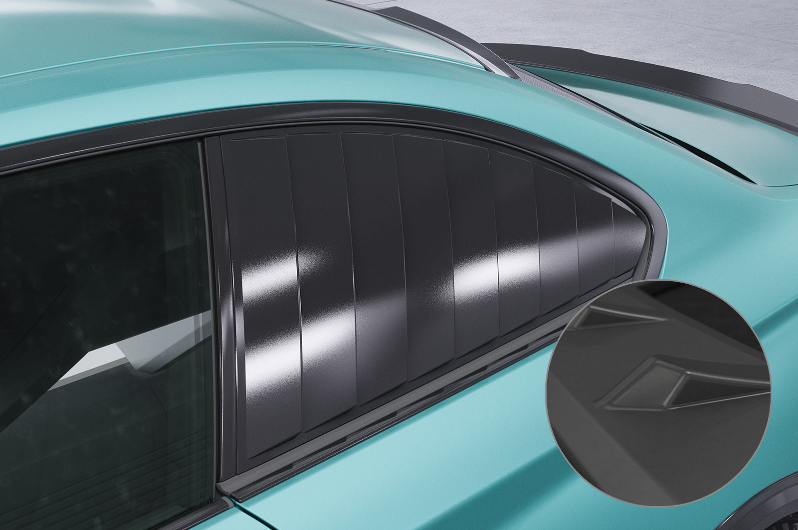 BMW 2er / Coupe F22, F87 | Seitenscheibenblenden SSB003