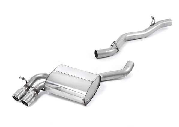 Milltek | Audi S3 8P | Sportabgasanlage – Audi S3 8P Sportback - Non-Resonated (Louder) Cat-Back Exhaust System with Polished Trims