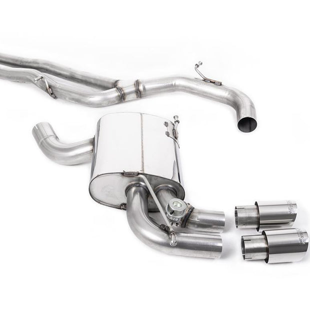Milltek | Audi RS3 8P | Sportabgasanlage – Audi RS3 8P Sportback S Tronic - Non-Resonated (Louder) Cat-Back Exhaust System with Polished Trims