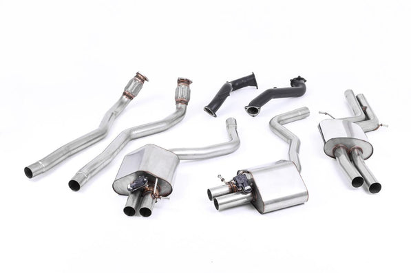 Milltek | Audi RS6 C7 | Sportabgasanlage – Audi RS6/RS7 C7 - Road+ Complete Exhaust System with Catalyst Bypass - Uses OE Trims