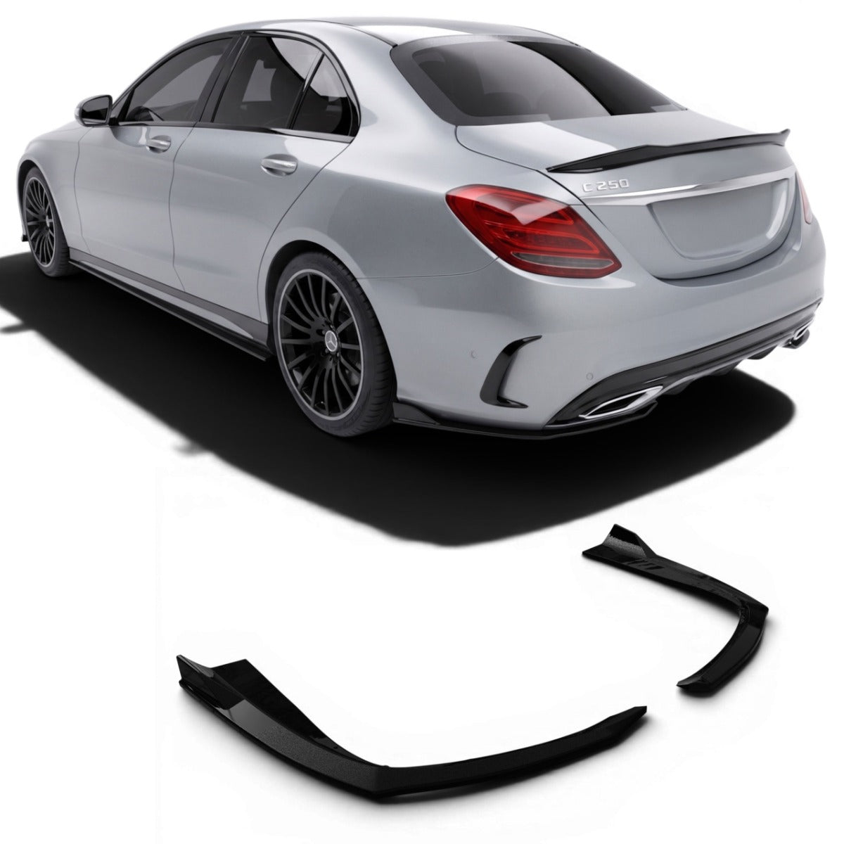 Mercedes-Benz C-Klasse Limousine W205 | Diffusor seiten Splitter